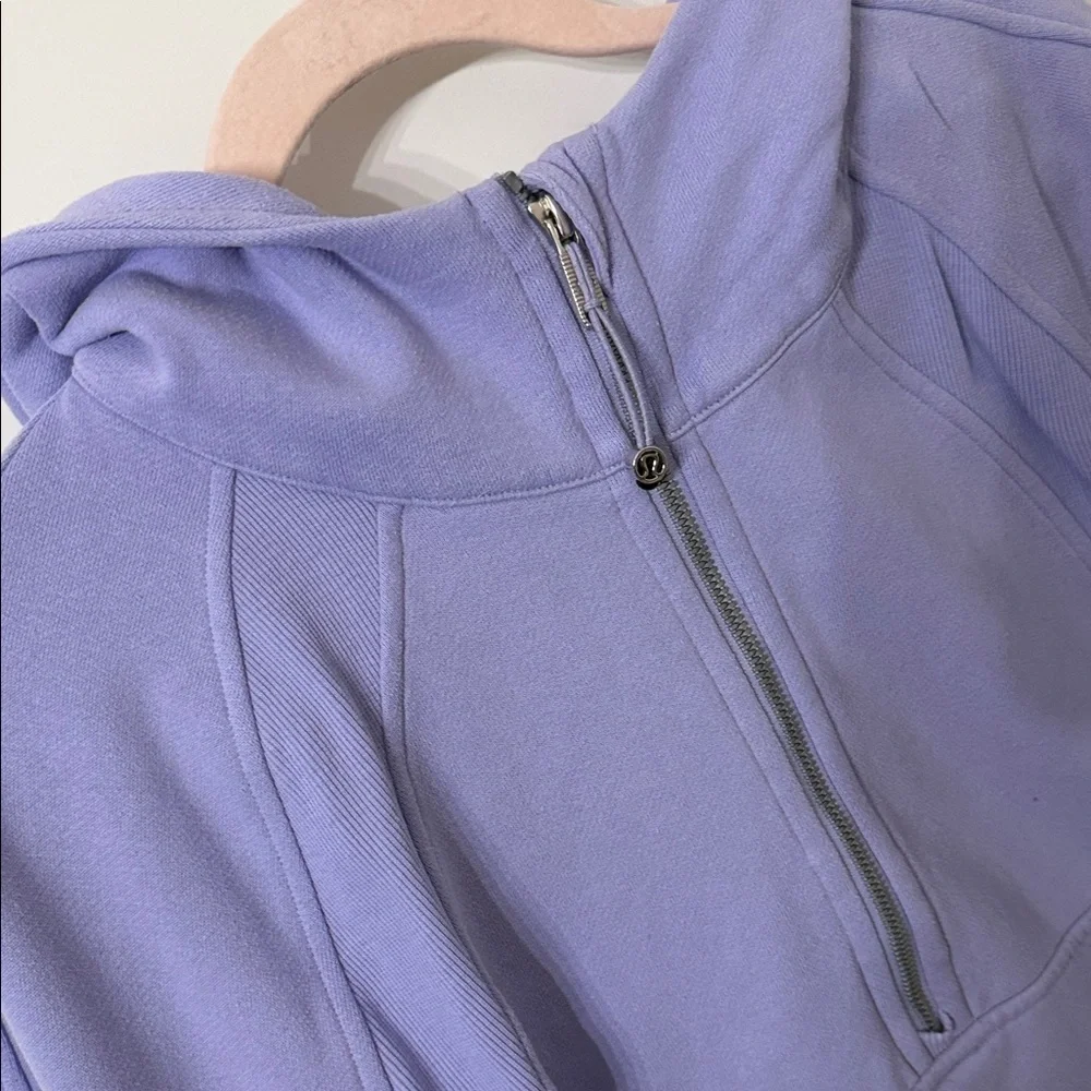 Lululemon Scuba Oversized Half-Zip Hoodie size M/L lilac smoke
